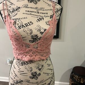 Size medium free people one Adella bralette in pink